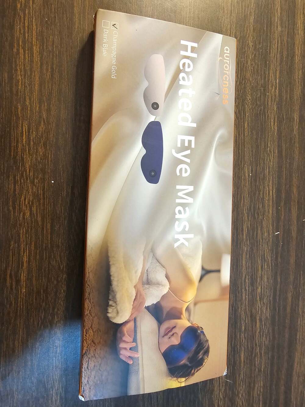 Heated Eye Mask for Dry Eyes, Cordless Sleep Mask with 3 Heat Levels